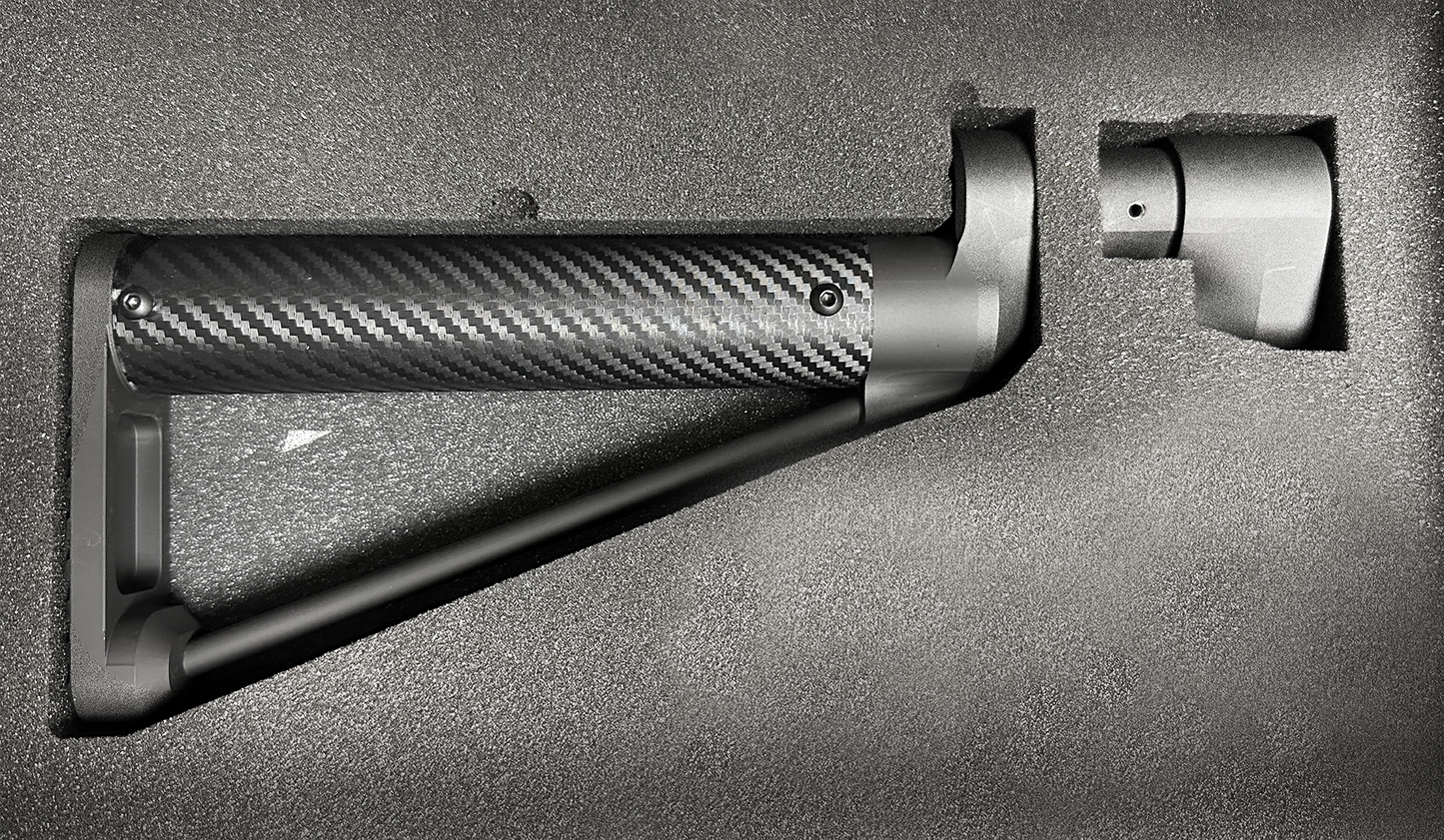 Monk Customs VALOR STOCK - with drop stock & straight adapter.