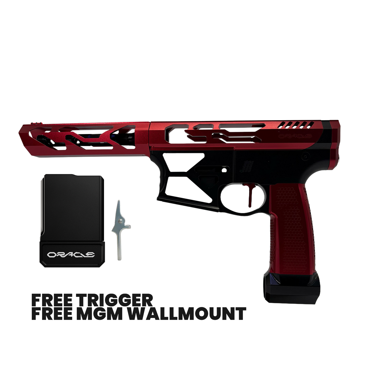 Monk's Choice M4 Receiver Set (Black/Red)