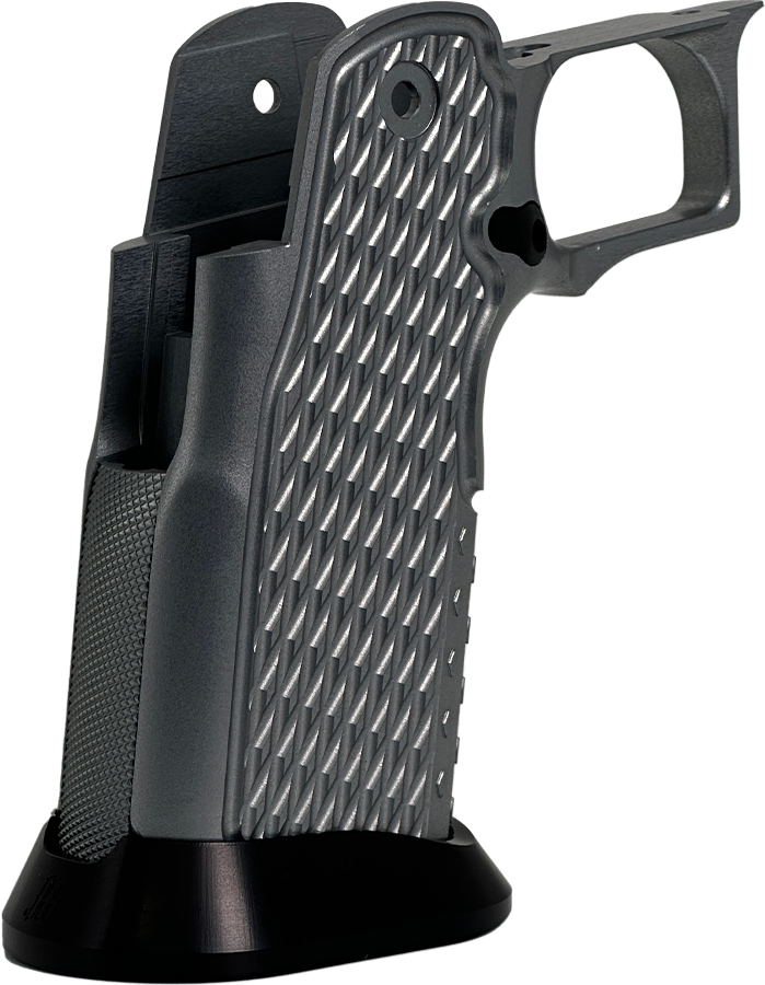 Valor MK-1P  Hi Capa Grip 'Diamond' (Matte Titanium/Matte Black)