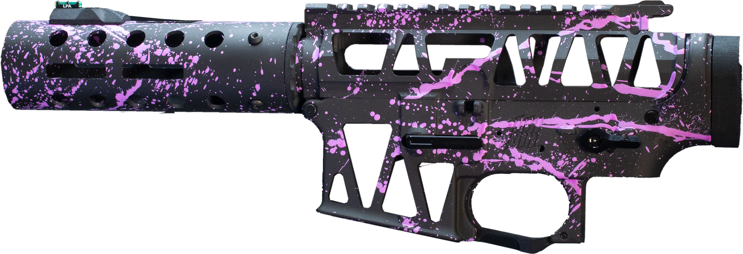 OMG Body Setup -  Black/Purple Splatter