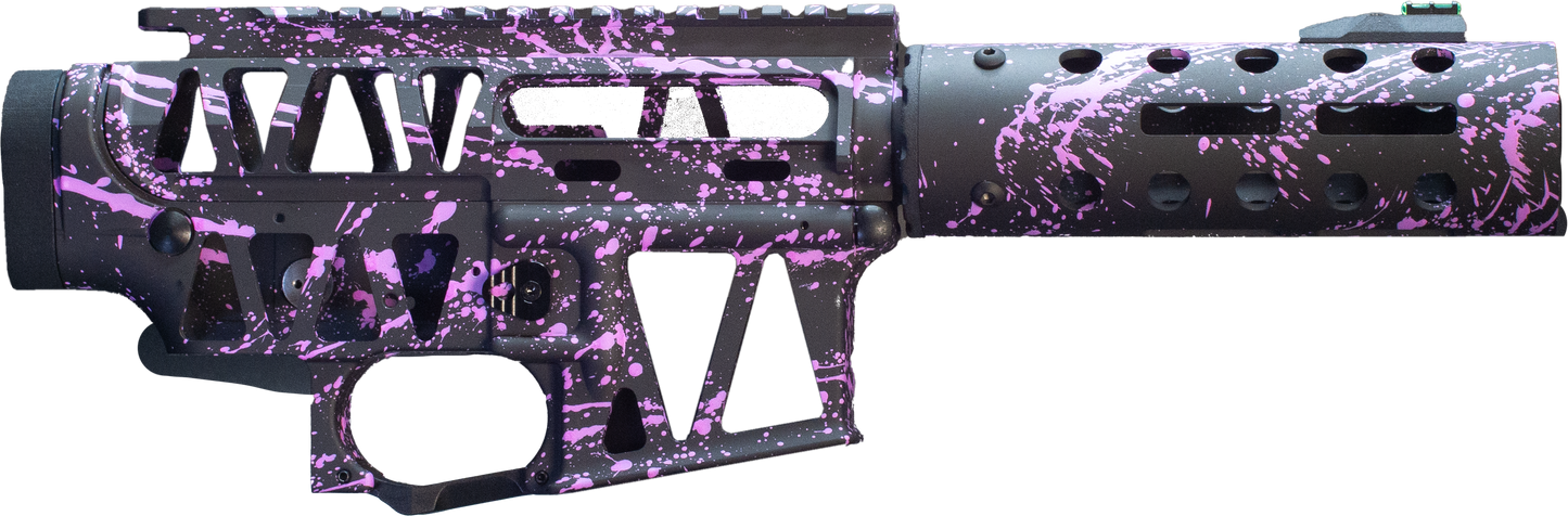 OMG Body Setup -  Black/Purple Splatter