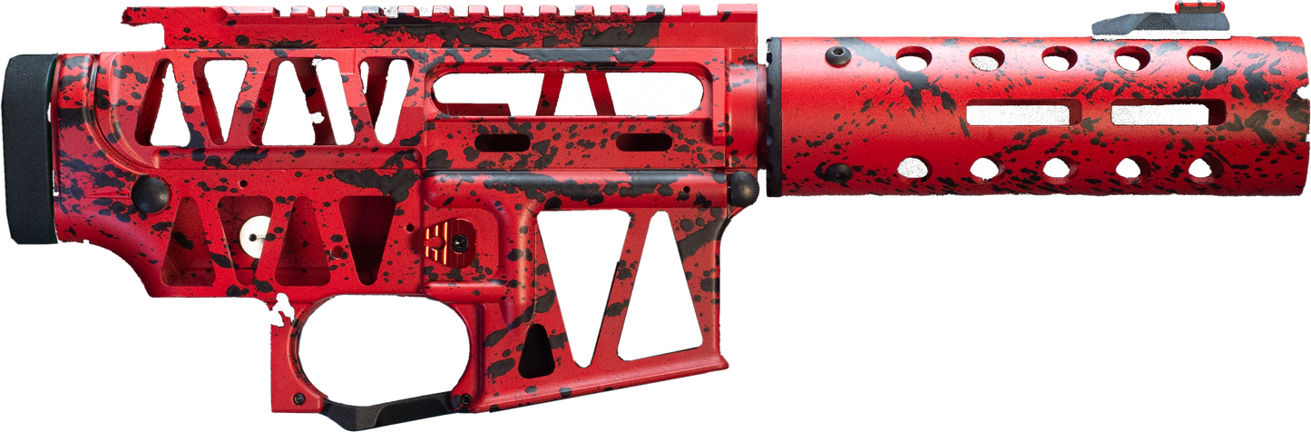 OMG Body Setup -  Red/Black Splatter